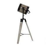 Zdjęcie do “Lampa na trójnogu ze stali chromowanej 65cm”.