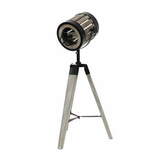 Zdjęcie do “Lampa na trójnogu ze stali chromowanej 65cm”.