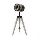 Zdjęcie do “Lampa na trójnogu ze stali chromowanej 65cm”.
