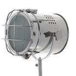 Zdjęcie do “Lampa na trójnogu ze stali chromowanej w kolorze czarnym 67cm”.