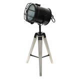 Zdjęcie do “Lampa na trójnogu ze stali chromowanej 67cm”.