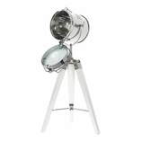 Zdjęcie do “Lampa na trójnogu ze stali chromowanej w kolorze białym 67cm”.