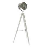 Zdjęcie do “Lampa na trójnogu ze stali chromowanej w kolorze białym 153cm”.