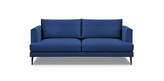 Zdjęcie do “Sofa 2-osobowa granatowa na czarnych nogach BLUVE 86 ”.