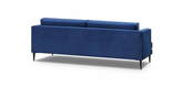 Zdjęcie do “Sofa 3-osobowa granatowa na czarnych nogach BLUVEL 86 210X90X76CM”.