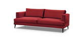 Zdjęcie do “Sofa 3-osobowa granatowa na czarnych nogach BLUVEL 86 210X90X76CM”.