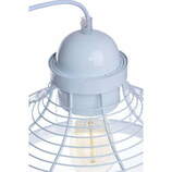 Zdjęcie do “Lampa metalowa wisząca w kolorze szarym 35*28CM”.