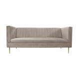 Zdjęcie do “Sofa 3-osobowa INDIGO na metalowych nogach beżowa”.