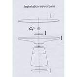 Zdjęcie do “Złoty stolik kawowy chromowany z szarym szkłem 50x50cm”.