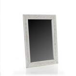 Zdjęcie do “Lustro drewniane w kolorze szarym 48x66cm”.