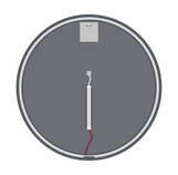 Zdjęcie do “Lustro LED 50cm ścienne okrągłe bez ramy z podświetleniem”.