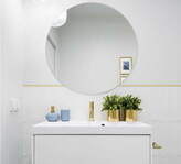 Zdjęcie do “Lustro ścienne okrągłe 80cm bez ramy CLEAR”.