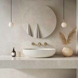 Zdjęcie do “Lustro ścienne okrągłe 80cm bez ramy CLEAR”.