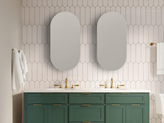 Zdjęcie do “Lustro ścienne 50x120cm owalne bez ramy CLEAR ”.