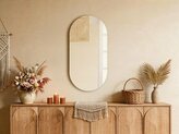 Zdjęcie do “Lustro ścienne 40x120cm owalne bez ramy CLEAR ”.