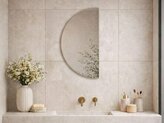 Zdjęcie do “Lustro ścienne 60x120cm półokrągłe bez ramy CLEAR ”.