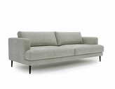 Zdjęcie do “Sofa trzyosobowa Luxe 3 jasnoszara z metalowymi nogami”.