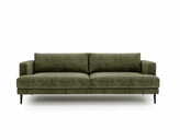 Zdjęcie do “Sofa trzyosobowa Luxe 3 khaki z metalowymi nogami”.