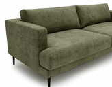 Zdjęcie do “Sofa trzyosobowa Luxe 3 khaki z metalowymi nogami”.