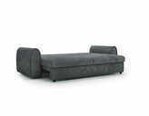 Zdjęcie do “Klasyczna sofa Nella z funkcją spania szara sztruks Tilia 90”.