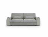 Zdjęcie do “Klasyczna sofa Nella z funkcją spania jasnoszara sztruks Tilia 86”.