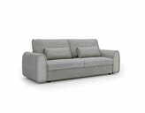 Zdjęcie do “Klasyczna sofa Nella z funkcją spania jasnoszara sztruks Tilia 86”.