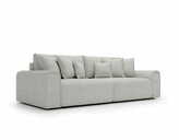 Zdjęcie do “Sofa z funkcją spania i poduszkami Venus jasnoszara plecionka”.