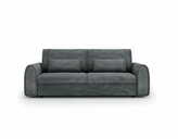 Zdjęcie do “Klasyczna sofa Nella z funkcją spania szara sztruks Tilia 90”.