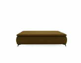 Zdjęcie do “Sofa z funkcją spania Mona khaki boucle z drewnianymi nogami”.