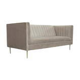 Sofa 3-osobowa INDIGO na metalowych nogach beżowa