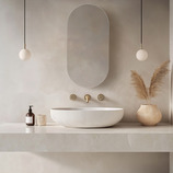 Zdjęcie do “Lustro ścienne 40x120cm owalne bez ramy CLEAR ”.