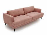 Zdjęcie do “Sofa trzyosobowa Luxe 3 pudrowy róż z metalowymi nogami”.