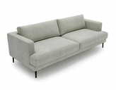 Zdjęcie do “Sofa trzyosobowa Luxe 3 jasnoszara z metalowymi nogami”.