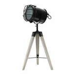 Zdjęcie do “Lampa na trójnogu ze stali chromowanej 67cm”.