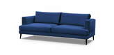 Sofa 3-osobowa granatowa na czarnych nogach BLUVEL 86 210X90X76CM