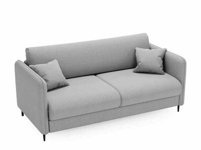 Sofa z funkcja spania Sky ze stelażem włoskim i materacem szara