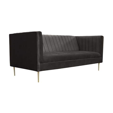 Sofa 3-osobowa INDIGO na metalowych nogach ciemnoszara Sofa 3-osobowa INDIGO na metalowych nogach ciemnoszara