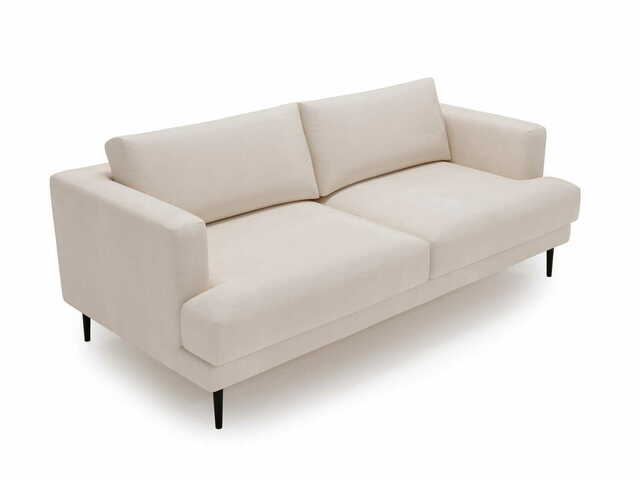 Sofa dwuosobowa Luxe 2 beżowa z metalowymi nogami Sofa dwuosobowa Luxe 2 beżowa z metalowymi nogami