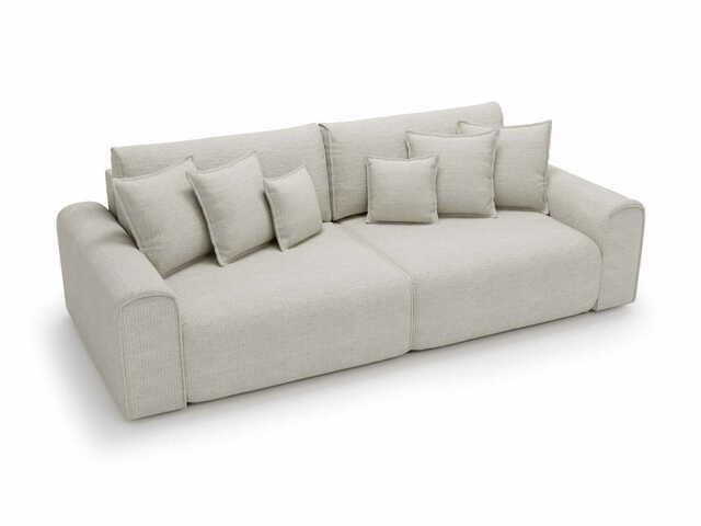 Sofa z funkcją spania i poduszkami Venus ecru plecionka Sofa z funkcją spania i poduszkami Venus ecru plecionka